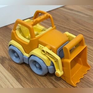 Green Toys Yellow and Orange Scooper Construction Truck Toy Vehicle